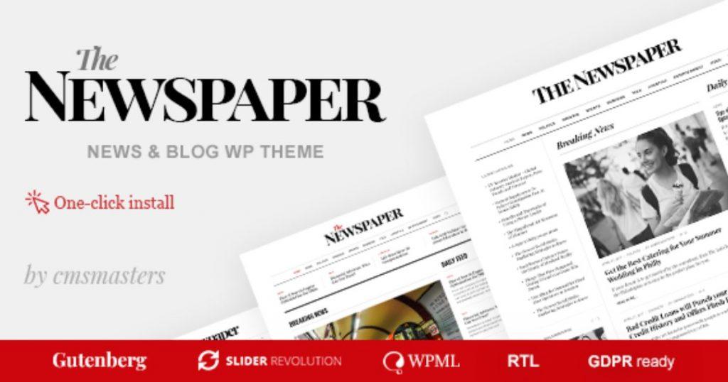 newspaper theme